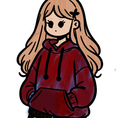 girl in sweatshirt