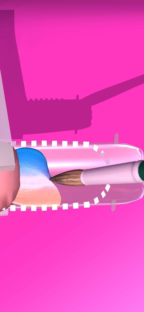 Gel Nails! - ジェルネイルアプリで、カラフルなグラデーションをネイルに描くブラシ