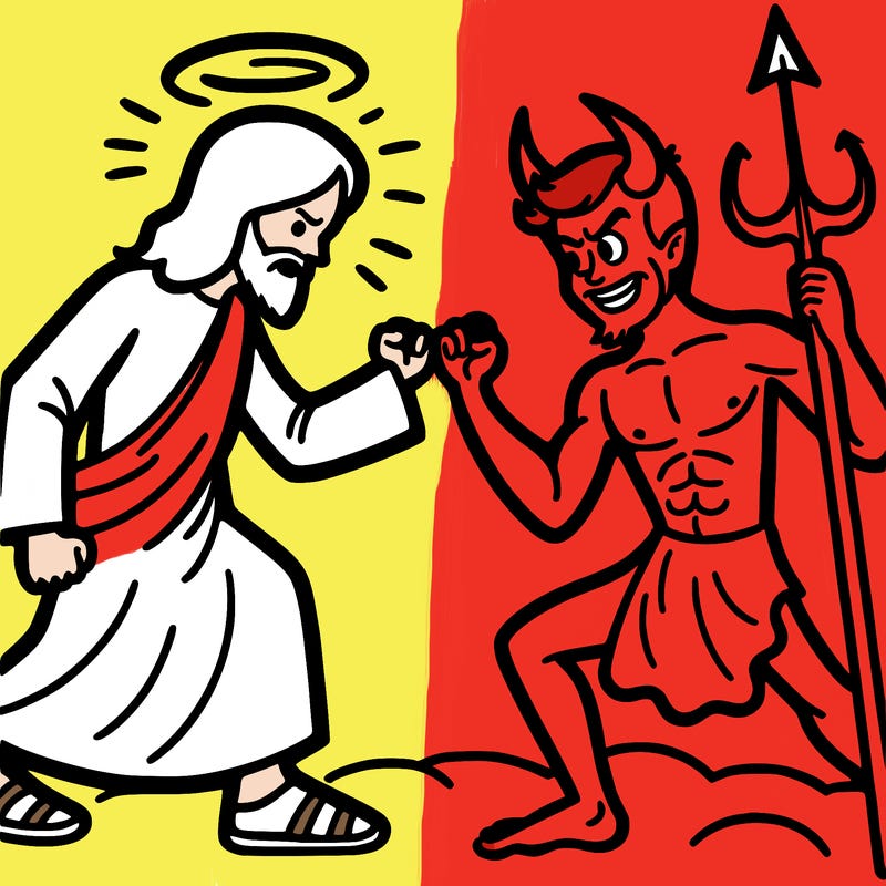 jesus versus the devil