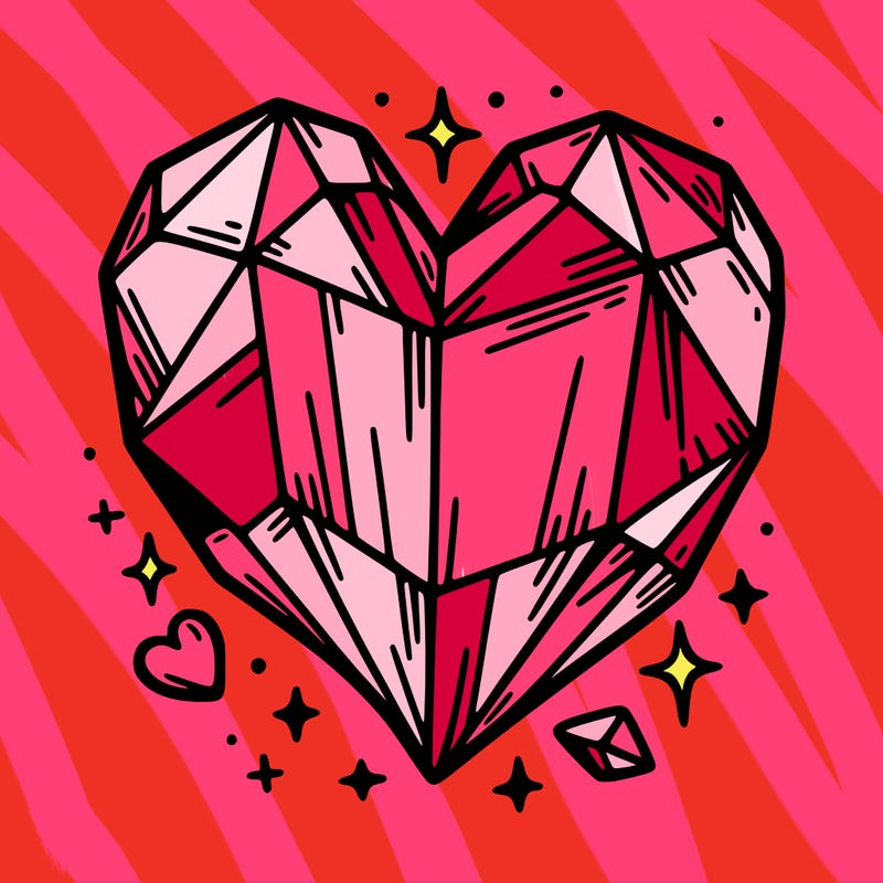 crystal heart