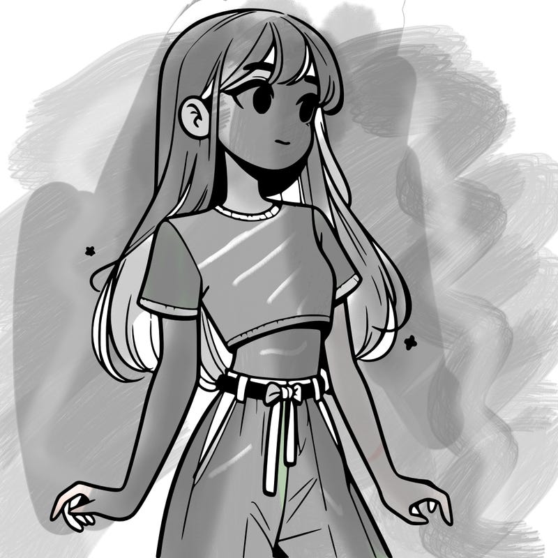 girl in a cute crop top