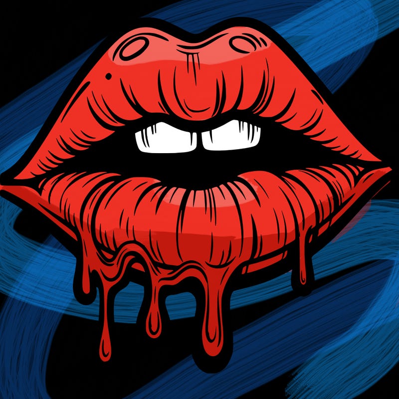 lips that look realistic and drip