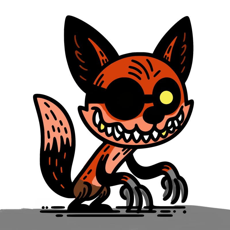 scary fox