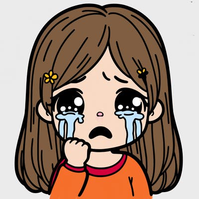 crying girl
