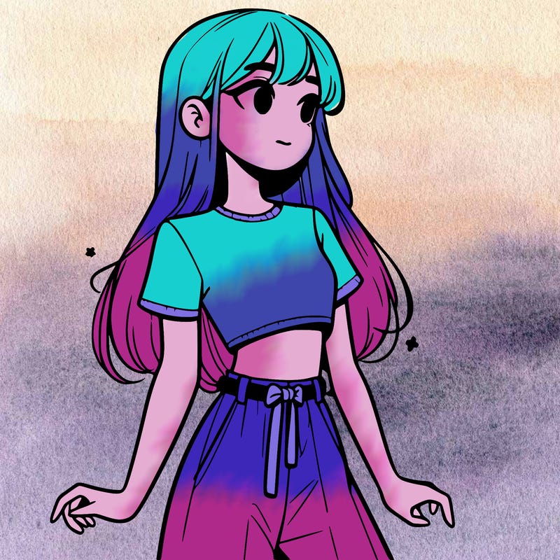 girl in a cute crop top