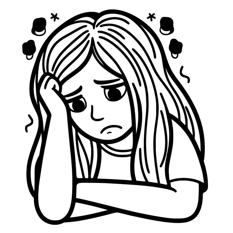 depressed girl (mental health awareness)