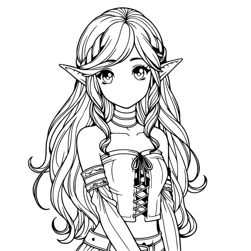 realistic elf girl