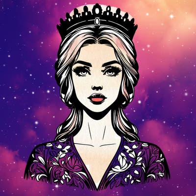 realistic beautiful queen