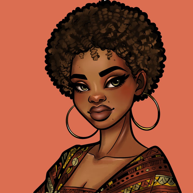 african woman