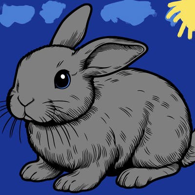 realistic bunny
