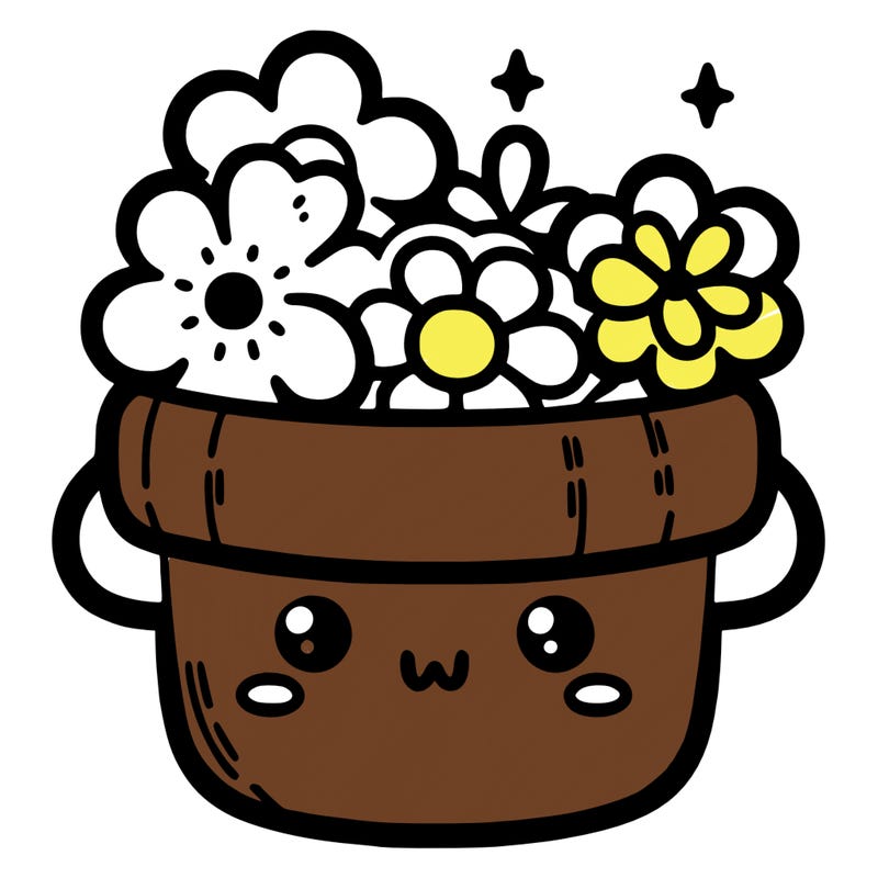 cute flower pot for baby