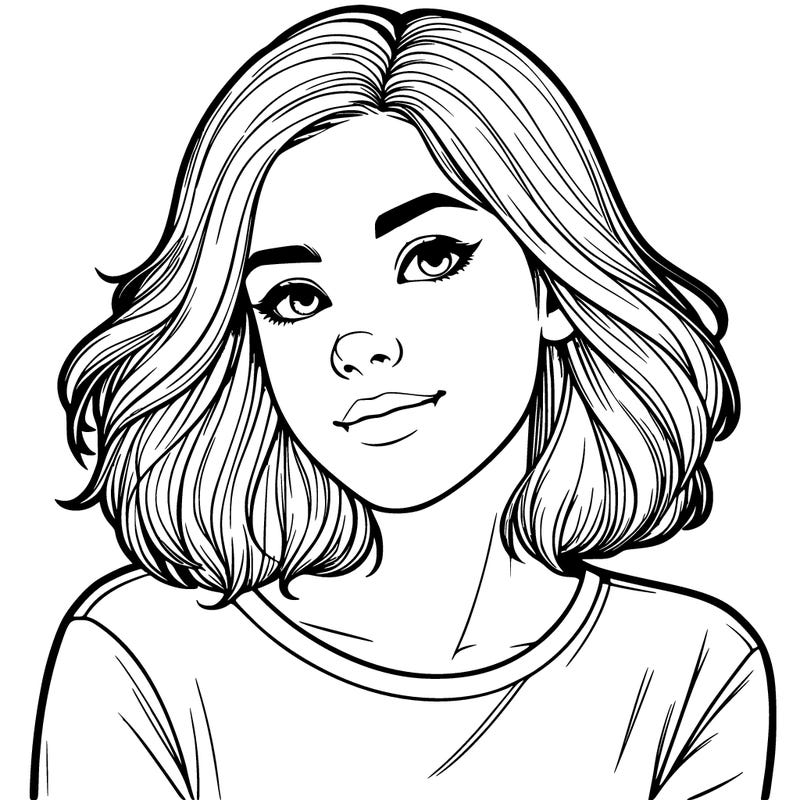 realistic teenage girl