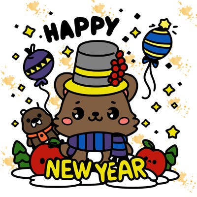 message : happy new year