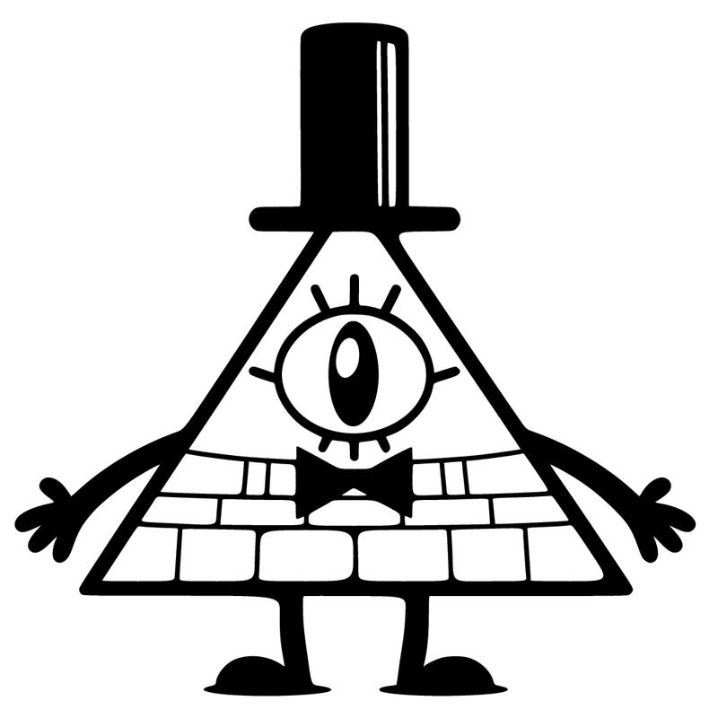 bill cipher from gravity falls