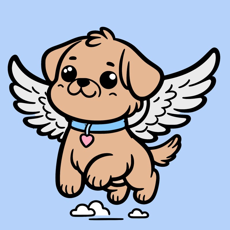 dog with wings