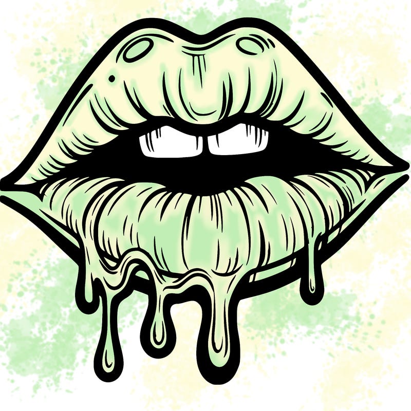 lips that look realistic and drip