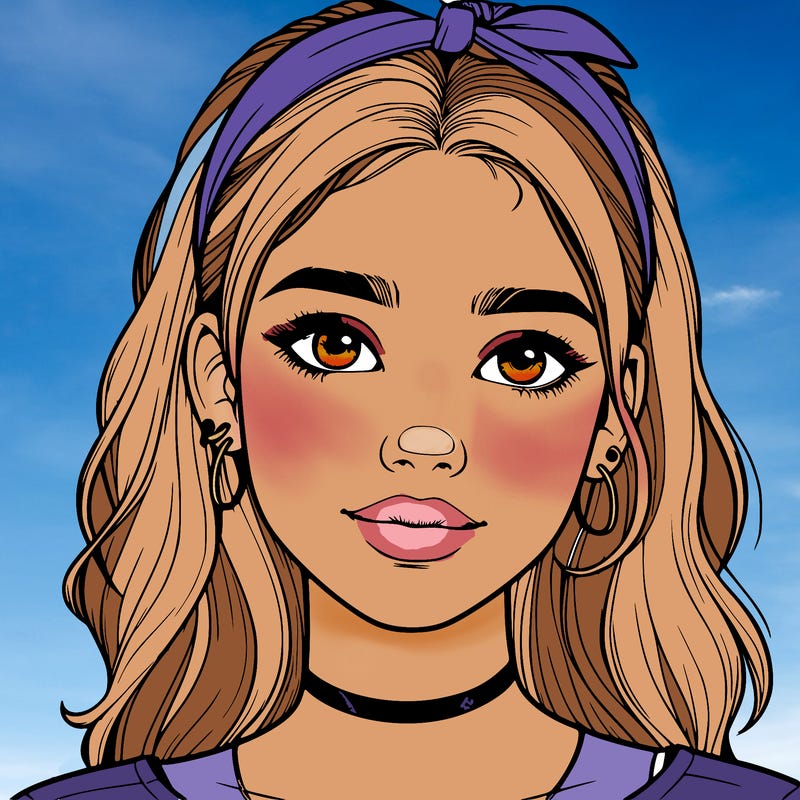 realistic teenage girl