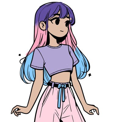 girl in a cute crop top