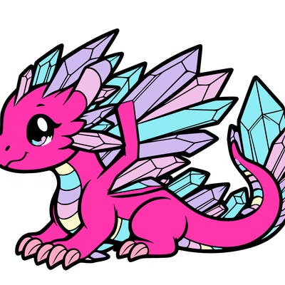 crystal dragon
