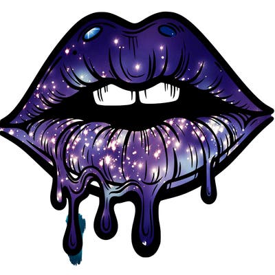 lips that look realistic and drip