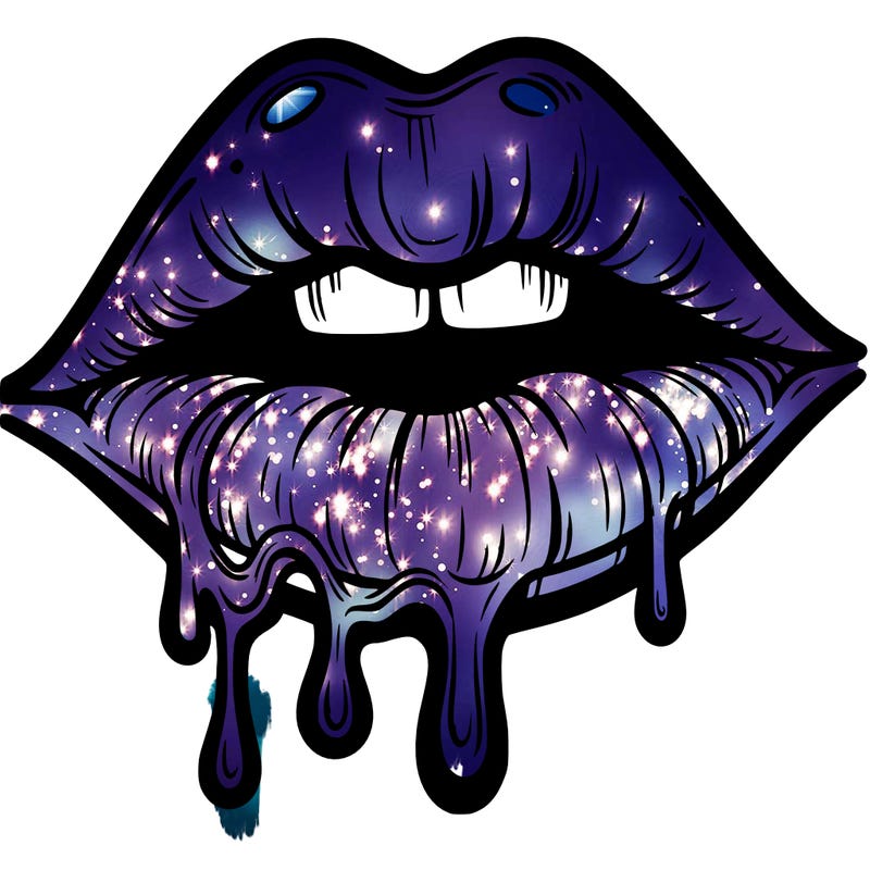 lips that look realistic and drip