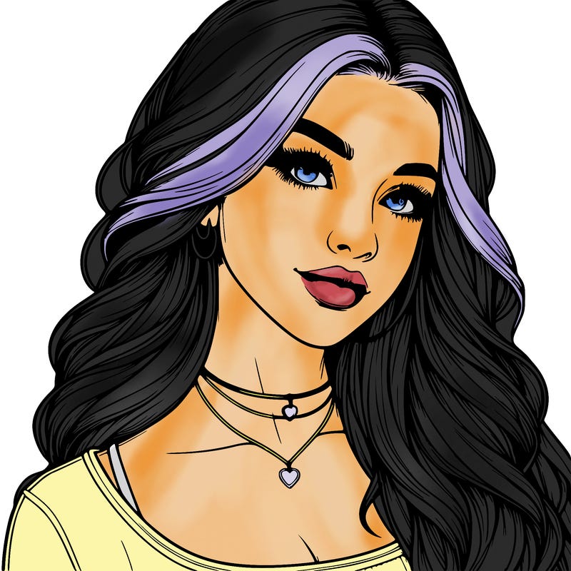 detailed realistic girl