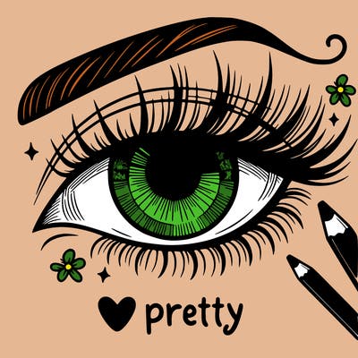 pretty eye
