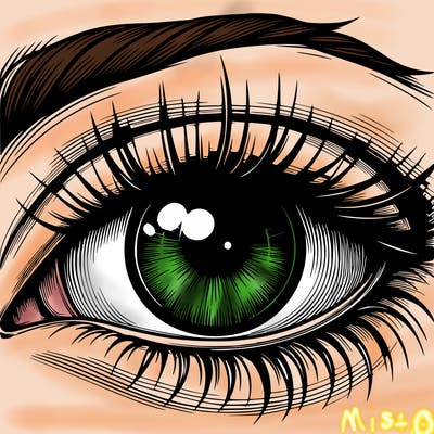 realistic eye
