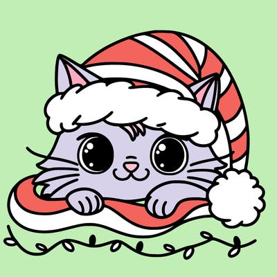 cat christmas