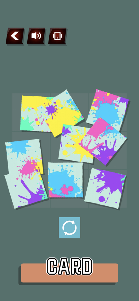 Antistress Toys -No Wifi Games - Tarjetas coloridas con salpicaduras de pintura en la aplicación Juguetes Antiestrés