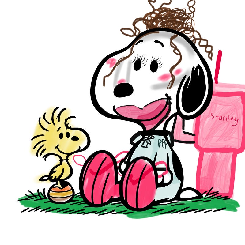 snoopy with woodstock