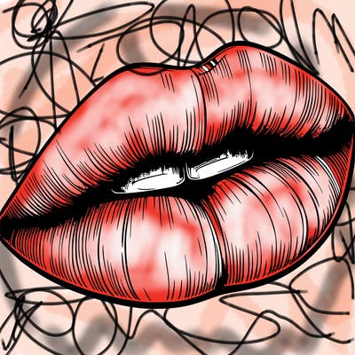 realistic lips