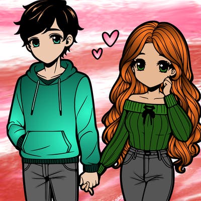 girl with her boyfriend