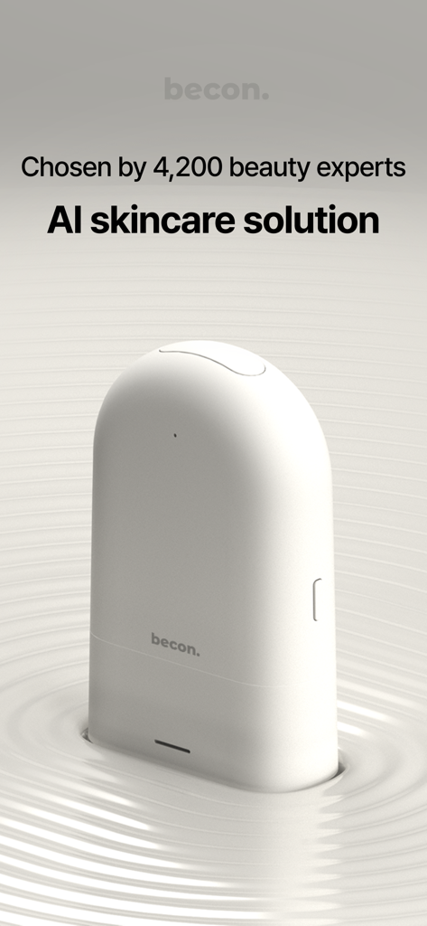 Dispositivo de análise de cuidados com a pele por IA Becon Pro para profissionais da indústria da beleza