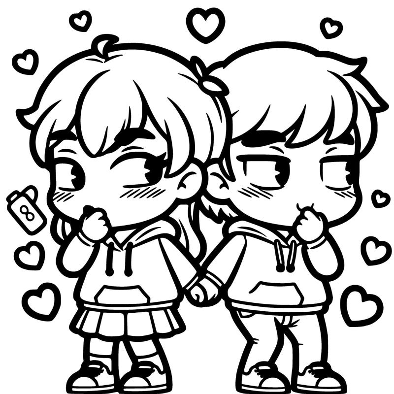 two friends that secretly have a crush on each