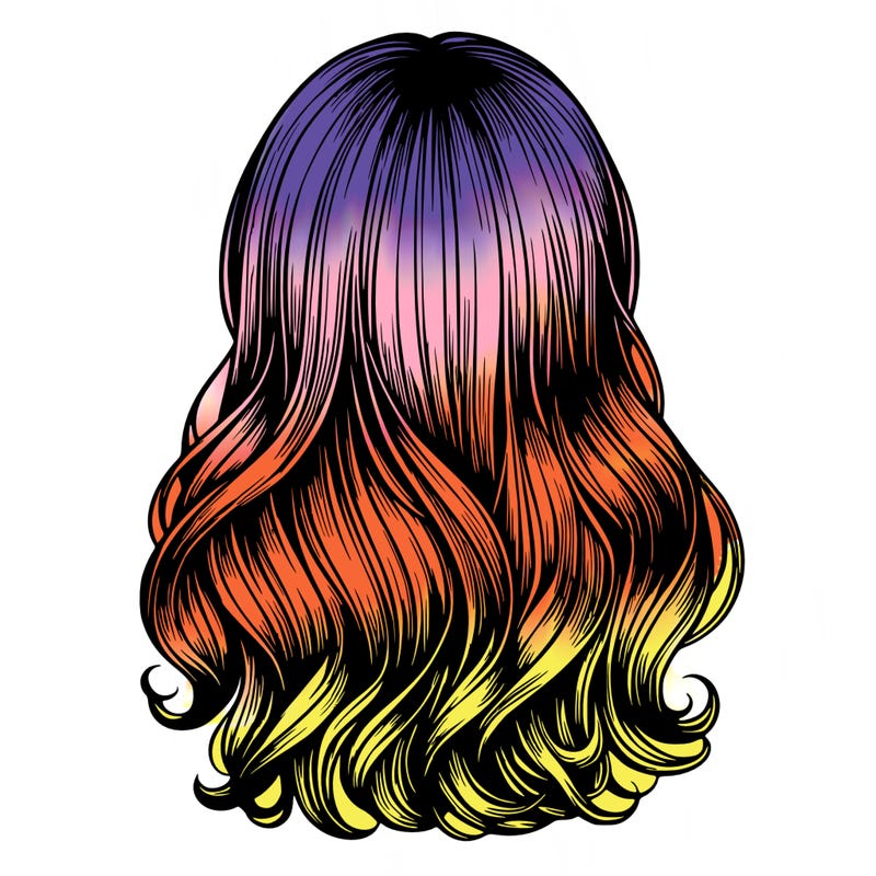 hair relistic  girl