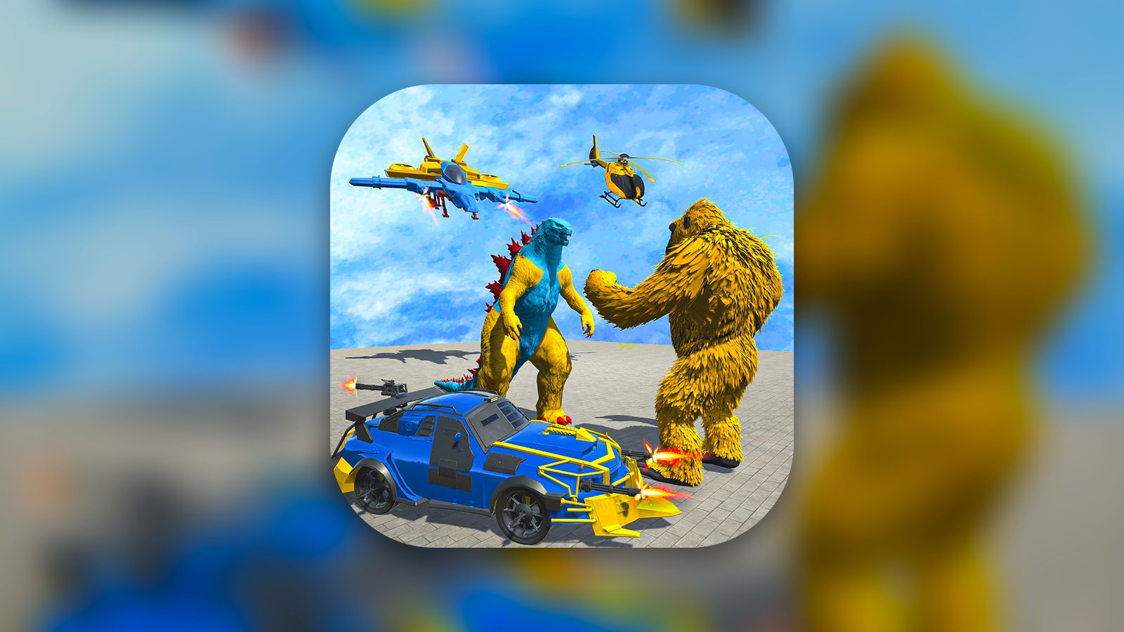 Kaiju Robot Car Transform Game - Games App | MWM