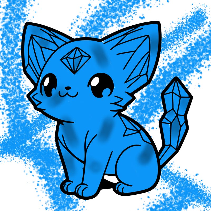 crystal kitten
