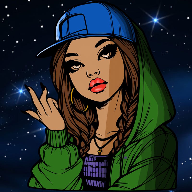 realistic hip hop girl