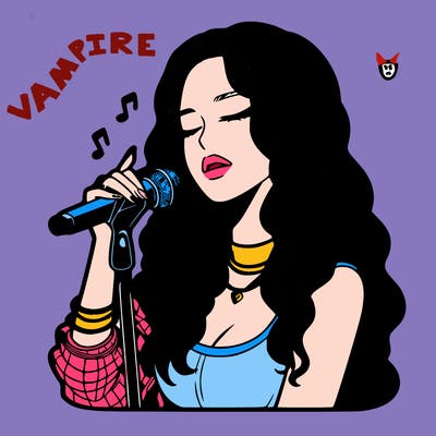 realistic female singer