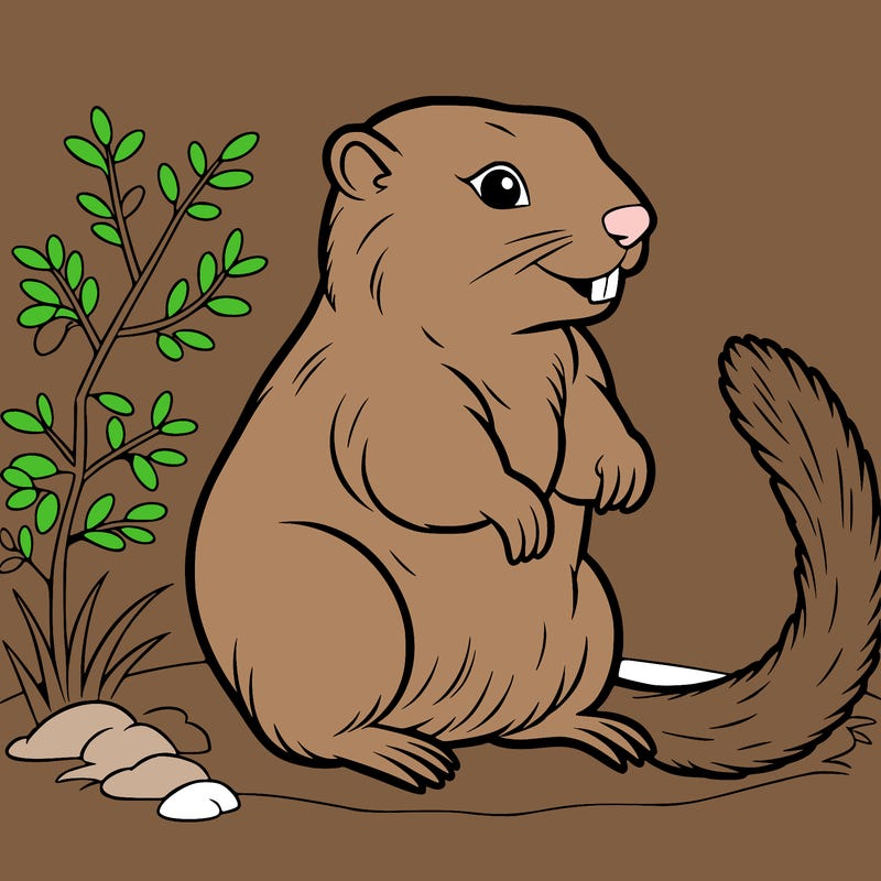 yellow bellied marmot