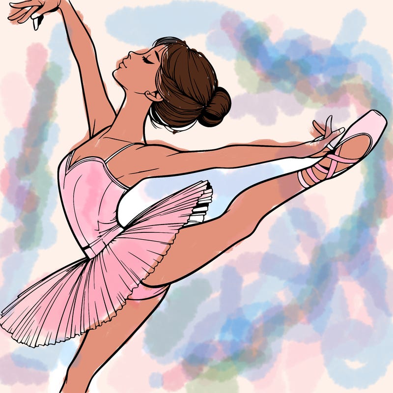 realistic ballerina