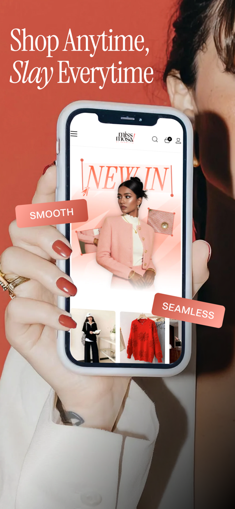 Alamode by Akanksha: Buy Dress - A hand holding a smartphone displaying the Alamode by Akanksha fashion app with trendy womens clothing