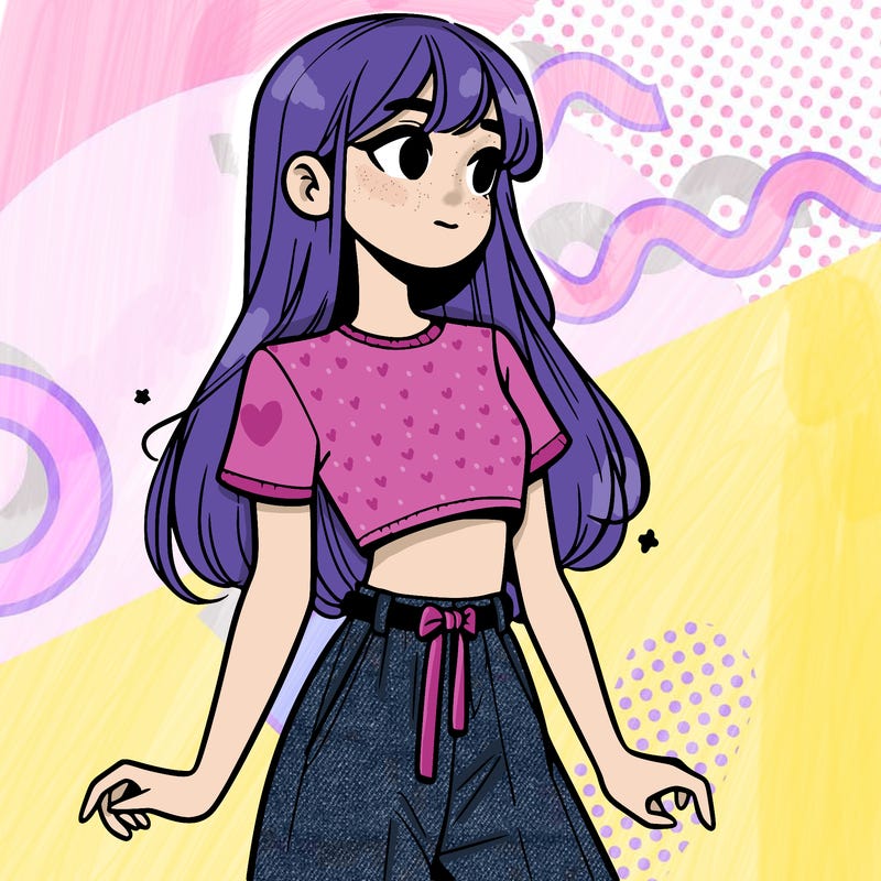 girl in a cute crop top