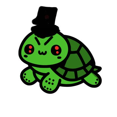 cute simple little turtle