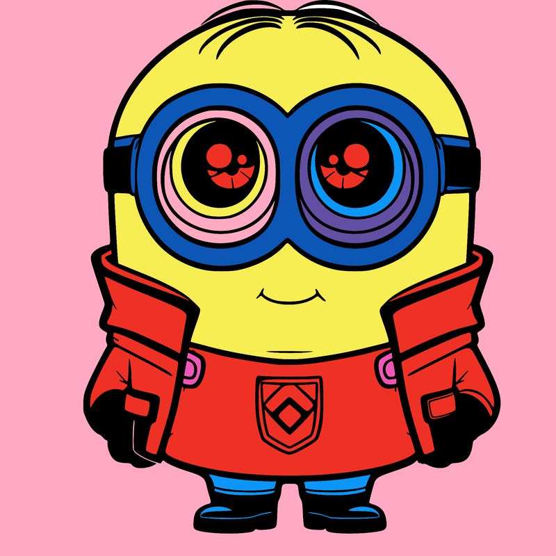 simple and cute villian minion