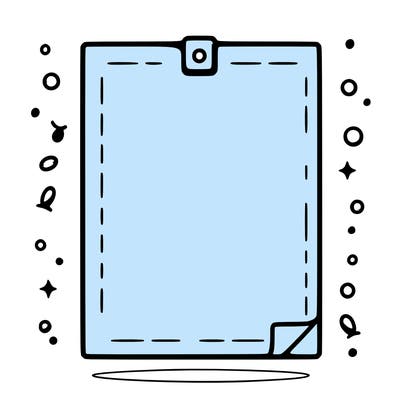 blank piece of paper