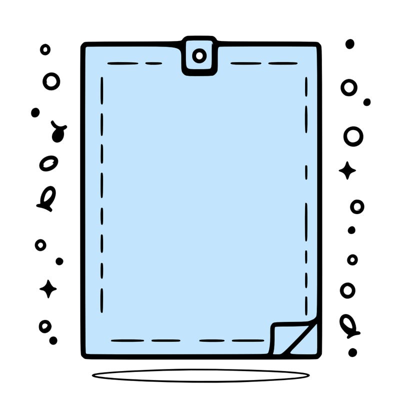 blank piece of paper