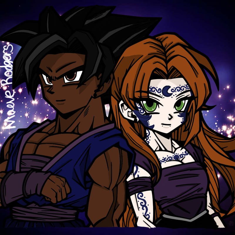 anime saiyan couple