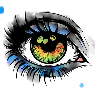realistic eye